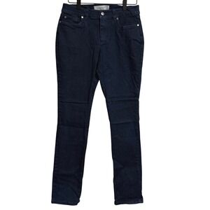 Foxcroft NYC Dark Wash Skinny Jeans Womens 8P Petite Blue Stretch Denim Pants